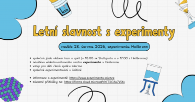 Letní slavnost s experimenty 🧬