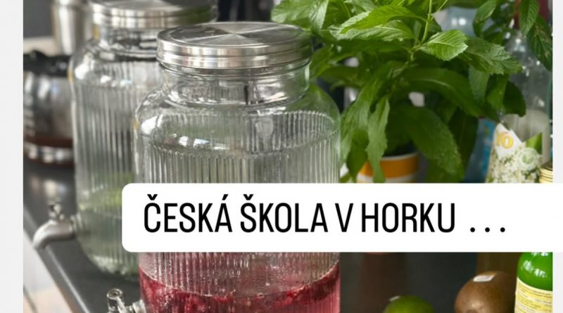Česká škola v horku… ☀️