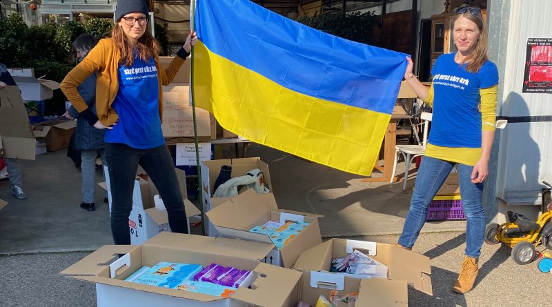 Sbírka a nákup na pomoc Ukrajině